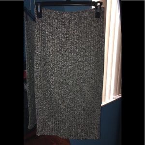 Gray Pencil skirt